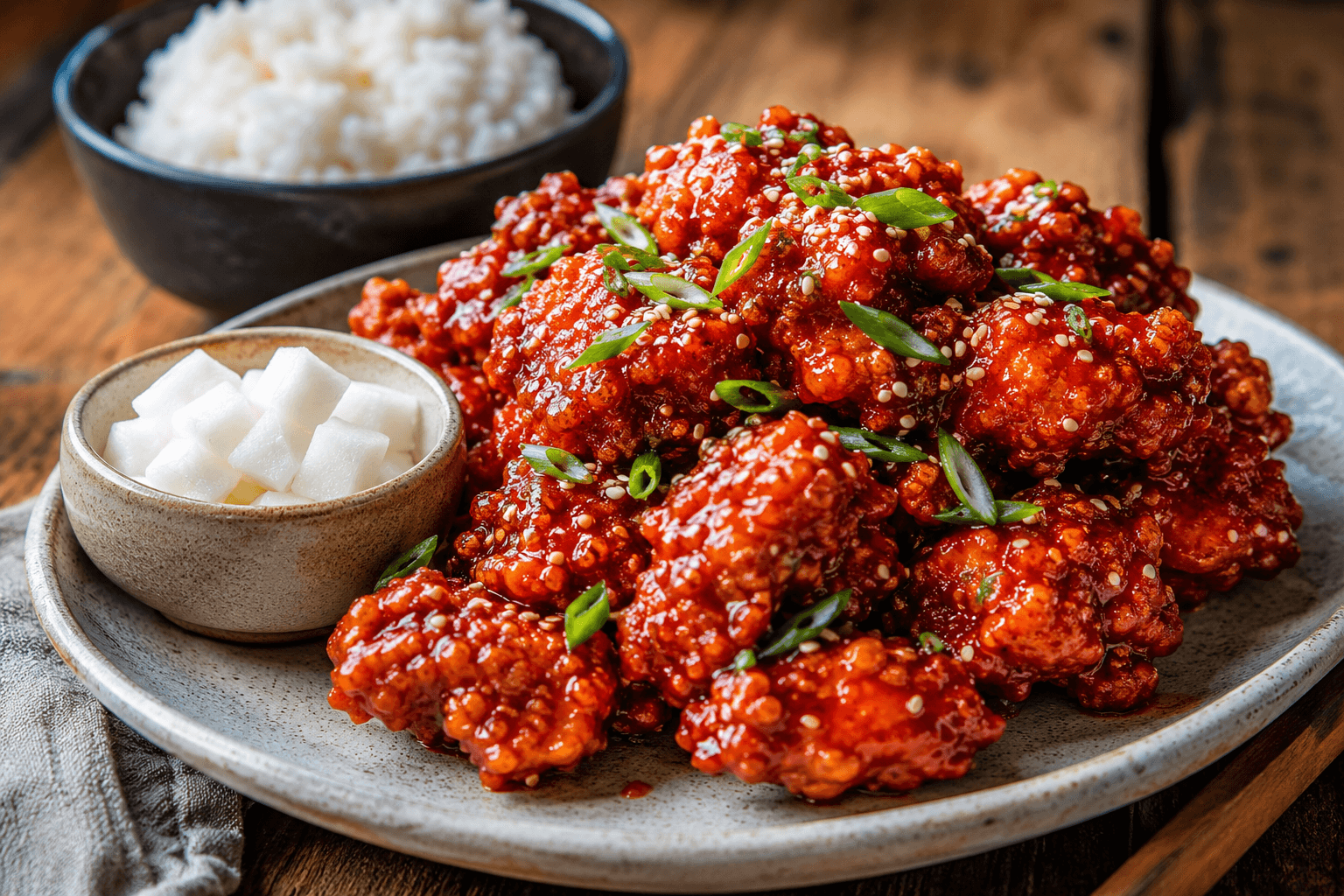 Korean Fried Chicken – Crispy, Crunchy & Sweet Spicy Delight